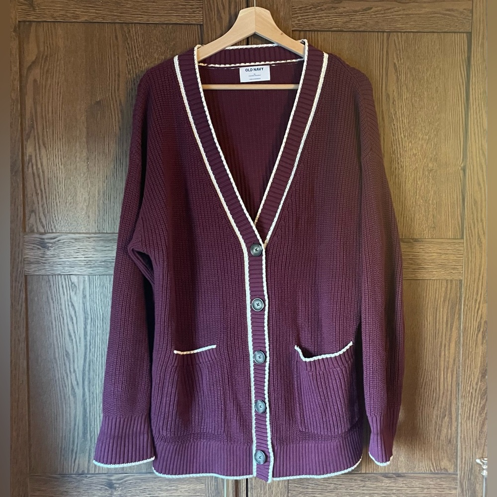Old Navy 100% Cotton Relaxed Oversized Cardigan - XL